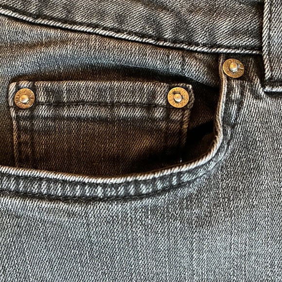 ACNE STUDIOS EUC (“USED” BLACK) STRETCH SKINNY FIT JEANS 28/32 - Picture 7 of 7